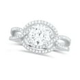 thumbnail image 1 of Sterling Silver Cz Fancy Solitaire Ring for Women and Teens - Size 5, 1 of 7