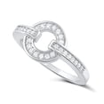 thumbnail image 1 of SilverCloseOut Sterling Silver Cz O Circle Ring, 1 of 7