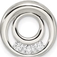 thumbnail image 1 of Sterling Silver Cz Slide Pendant (13 X 13) Made In Thailand qp4938, 1 of 5