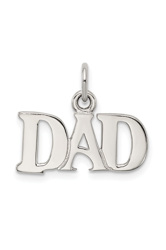 Sterling Silver Dad Charm