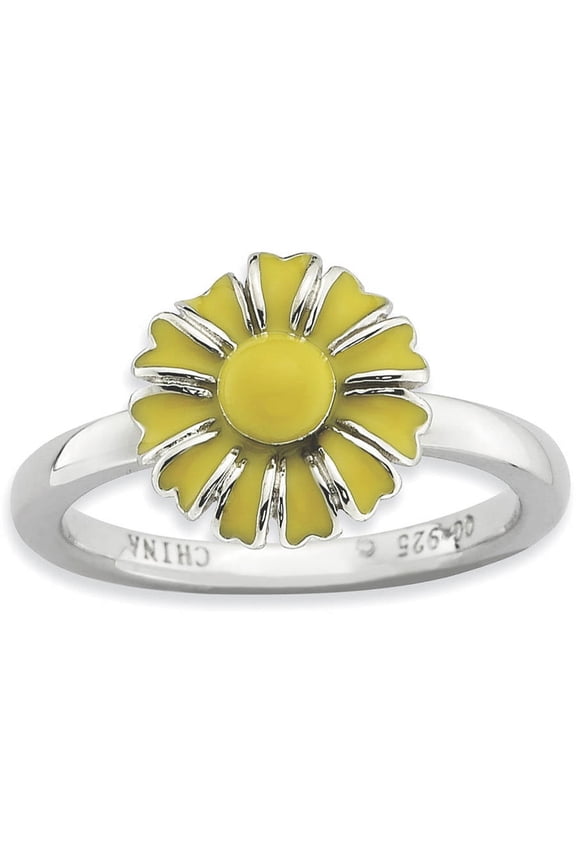 Sterling Silver Daisy Ring