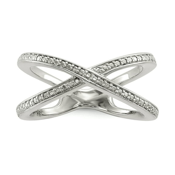 Sterling Silver Diamond Accent Ring QR6674