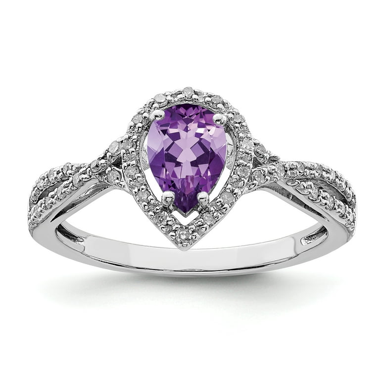 Walmart deals amethyst rings