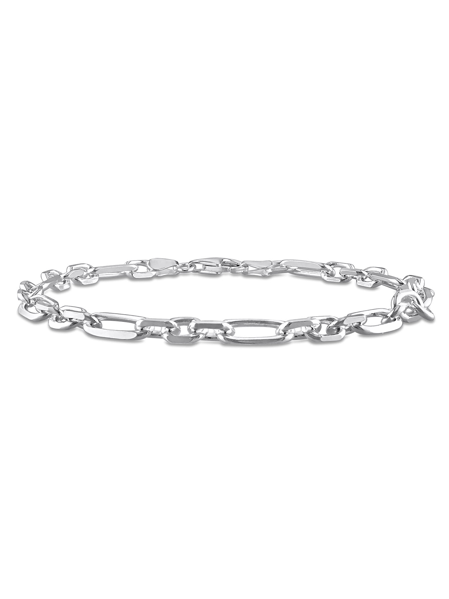 Sterling silver figaro sales anklet
