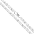 thumbnail image 1 of Sterling Silver Diamond-Cut Rope Chain 3.3mm Solid 925 Italy Necklace 20" Jewelry Female Unisex, 1 of 5