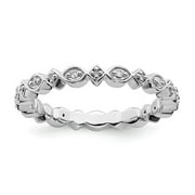 STACKABLE EXPRESSIONS Sterling Silver Diamond Ring