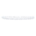 thumbnail image 1 of Sterling Silver Diamond Women's 4mm Ribbon Bow Link Tennis Bracelet 1/3 CT | 7", 1 of 1