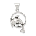 thumbnail image 1 of Sterling Silver Dolphin Charm Pendant, 1 of 1