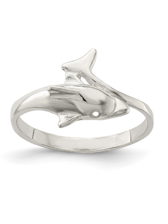 Sterling Silver Dolphin Ring