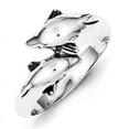 thumbnail image 1 of Sterling Silver Dolphin Ring QR377, 1 of 5