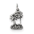thumbnail image 1 of Sterling Silver Double Palm Tree Charm QC6280, 1 of 4