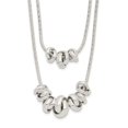 thumbnail image 1 of Sterling Silver Double Rings 2-Strand with 2 in. Extension Necklace, 1 of 1