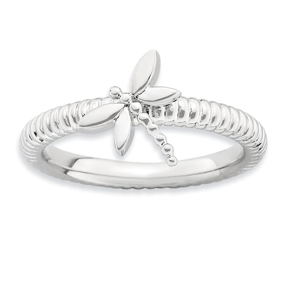 Sterling Silver Dragonfly Ring