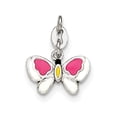 thumbnail image 1 of Sterling Silver Enamel Butterfly Pendant, 1 of 2
