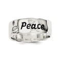 thumbnail image 1 of Sterling Silver Enamel, Hammered & Polished Ring, 1 of 2