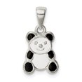 thumbnail image 1 of Sterling Silver Enamel Panda Pendant, 1 of 5