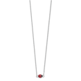 thumbnail image 1 of Sterling Silver Enameled Lady Bug with 2in Extenderension Pendant Necklace, 1 of 2