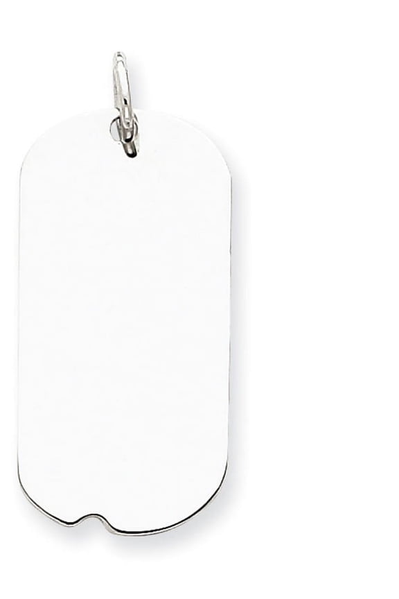 Sterling Silver Engraveable Dog Tag Disc Charm