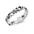 thumbnail image 1 of Sterling Silver Eternal Flame Filigree Ring Size 10, 1 of 2