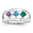 thumbnail image 1 of Sterling Silver Family Jewelry Mounting XMR63/3SSM-8, 1 of 7