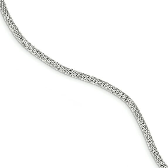 Sterling Silver Fancy 3.50mm Bracelet