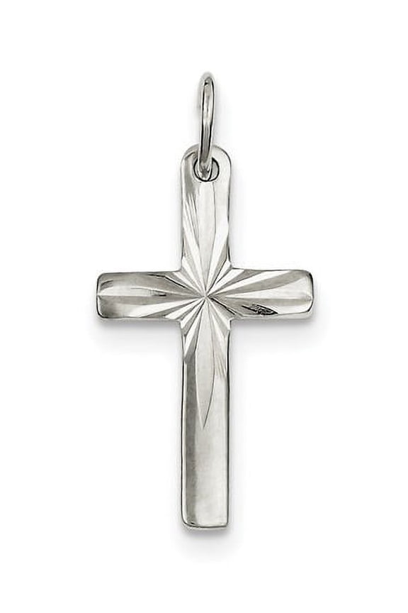 Sterling Silver Fancy Cross Pendant