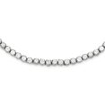 thumbnail image 1 of Sterling Silver Fancy Cubic Zirconia Necklace, 1 of 1