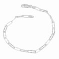 thumbnail image 1 of KoolJewelry Sterling Silver Fancy Long Cable Bracelet (3.5 mm, 7.5 inch), 1 of 4