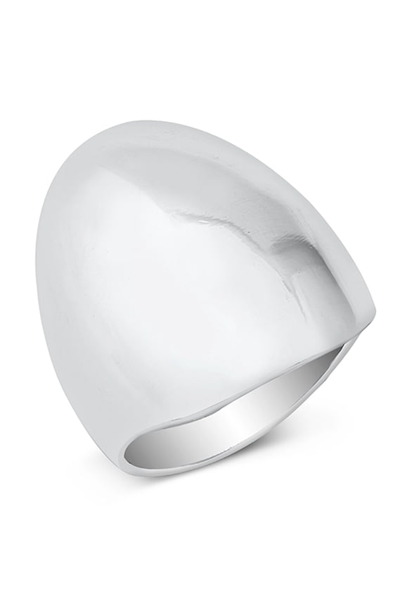 Sterling Silver Fashion Dome Ring Size 8