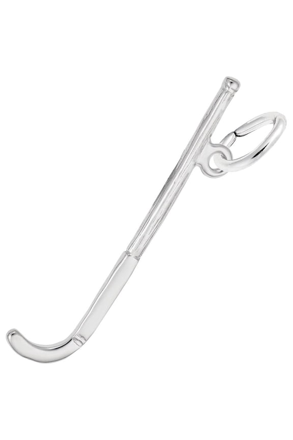 Sterling Silver Field Hockey Stick Charm