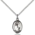 thumbnail image 1 of Sterling Silver First Penance Pendant 1/2 x 1/4 inches with Sterling Silver Lite Curb Chain, 1 of 1
