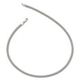 thumbnail image 1 of Leslie Sterling Silver Flat D.C Spiga Necklace, 1 of 3