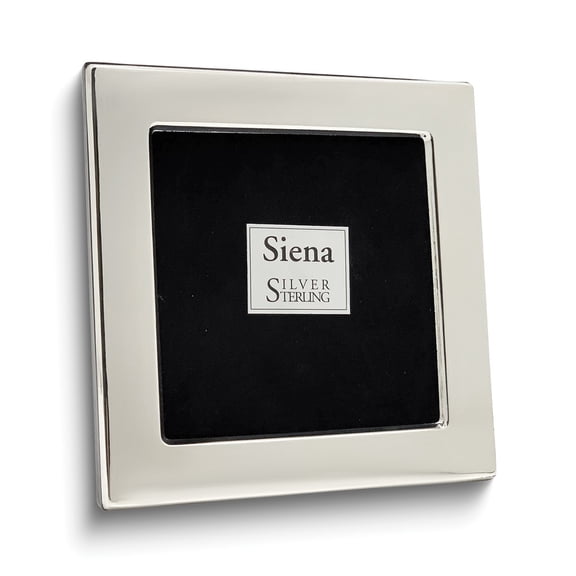 Sterling Silver Flat Plain 3x3 Photo Frame