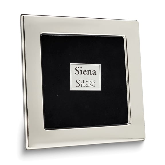 Sterling Silver Flat Plain 5x5 Photo Frame