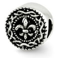 thumbnail image 1 of Sterling Silver Fleur De Lis Bead - Polished & Antiqued, 1 of 1