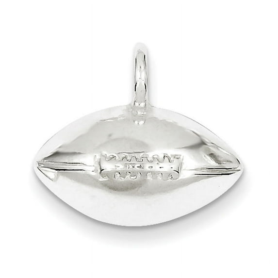 FJC Finejewelers Sterling Silver Football Pendant Necklace - Chain Included