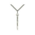 thumbnail image 1 of Sterling Silver Forgiven Nail Pendant 1 1/2 X 1/4 inches with Heavy Curb Chain, 1 of 1