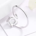 thumbnail image 1 of Sterling Silver Fox Ring For Women Animal Zodiac Jewelry Electroplated Ring Gift For Her Fashion Cute Ring Gift, 1 of 4