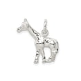 thumbnail image 1 of Sterling Silver Giraffe Charm Pendant for Necklace or Bracelet, Detailed Wildlife Jewelry for Women or Unisex Nature and Safari Style, 1 of 7