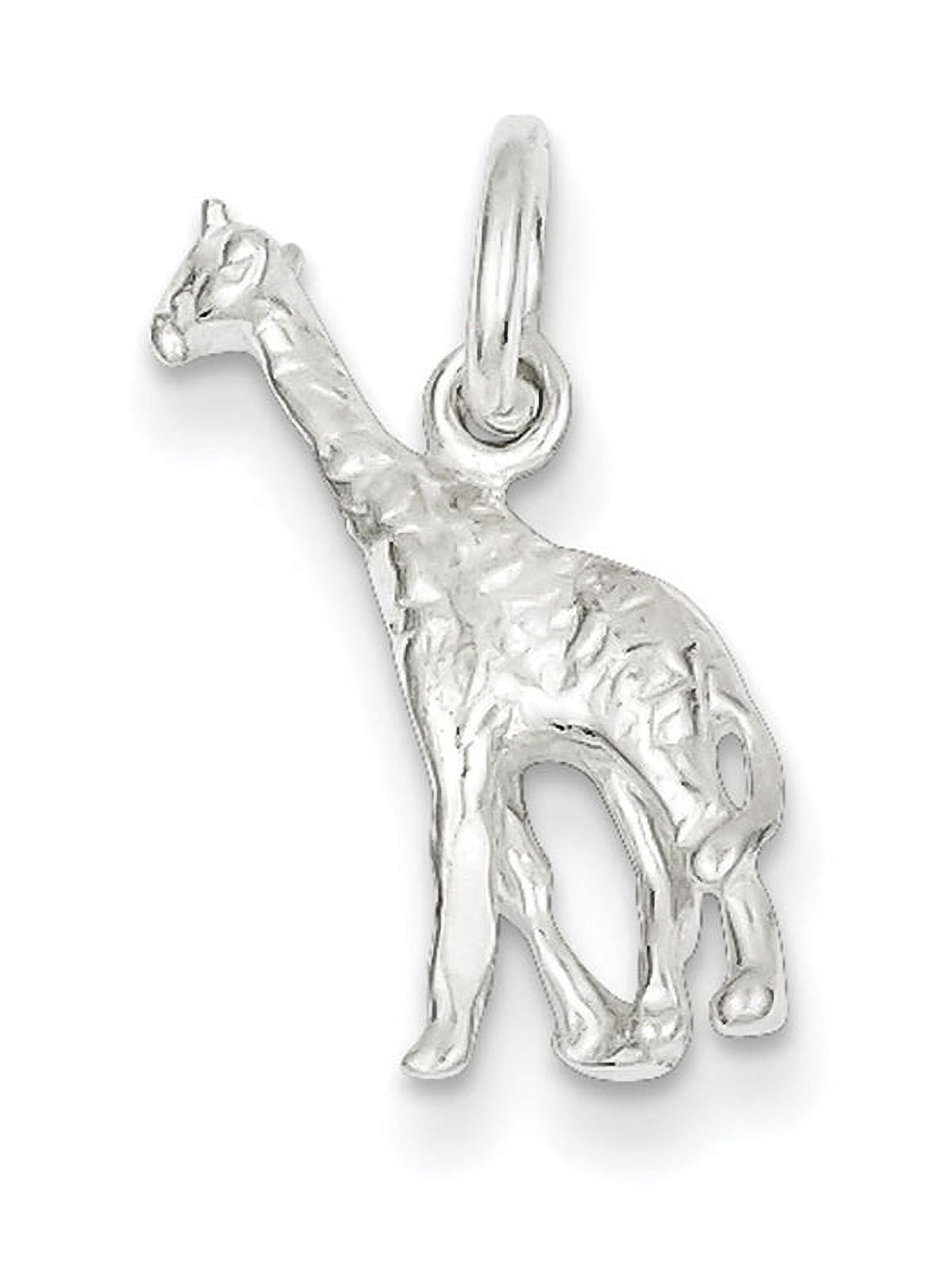 KEVIN JEWELERS Sterling Silver Giraffe Charm