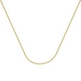 thumbnail image 1 of Sterling Silver Gold-Flashed 1.85mm Textured Forzantina Chain Necklace Lobster Lock - 18 Inch, 1 of 3