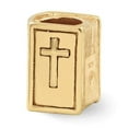 thumbnail image 1 of Sterling Silver Gold-Plated Bible Bead, Polished, 1 of 1