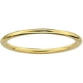 thumbnail image 1 of Sterling Silver Gold-Plated Polished Ring, 1 of 11