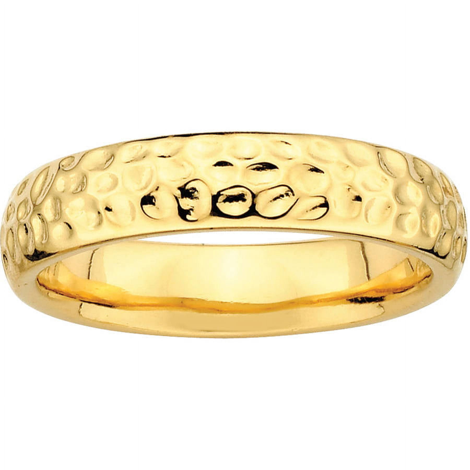 Sterling Silver Gold-Plated Ring