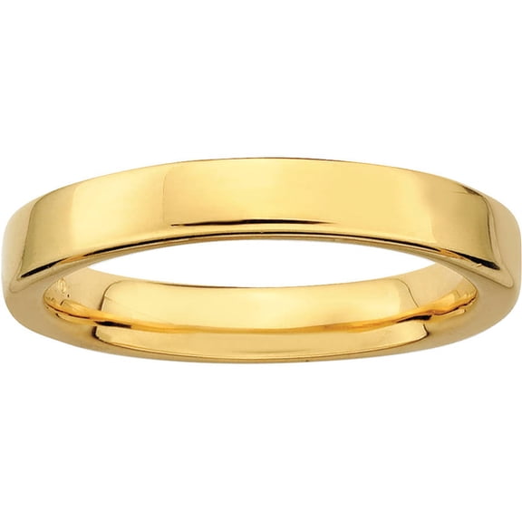 Sterling Silver Gold-Plated Ring