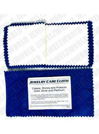 Jewellery Cleaning Cloth for All Metals Silver and Gold Brass 60 Bulk Large  Sterling Silver Polishing Cloth for Silverware Jewellery Platinum Blue Pink  : : Clothing, Shoes & Accessories