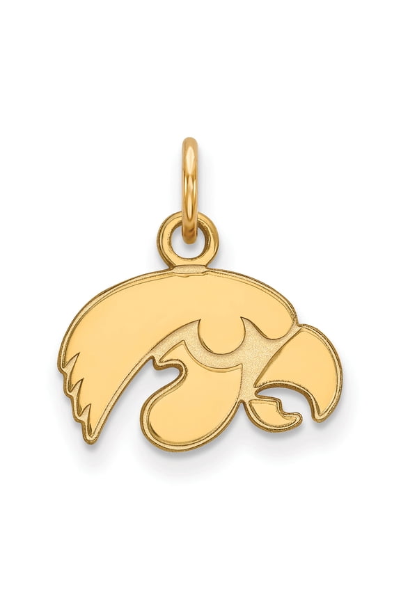 Women's Iowa Hawkeyes Gold Plated XS Pendant