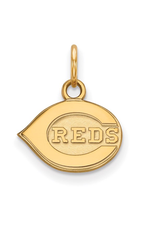 Women's Cincinnati Reds Gold-Plated Sterling Silver Extra-Small Pendant