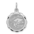 thumbnail image 1 of Sterling Silver Graduation Day Disc Charm Pendant, 1 of 1