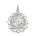 thumbnail image 1 of Sterling Silver Graduation Day Disc Charm, 1 of 1